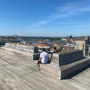 Aparthotel Modern With Rooftop, Privat Balcony, & Free Parking,next To Attractions, Århus